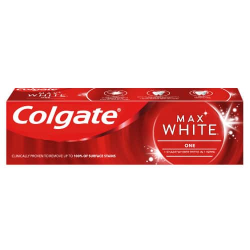 COLGATE Max White One Whitening Toothpaste 75ml – John Bell & Croyden